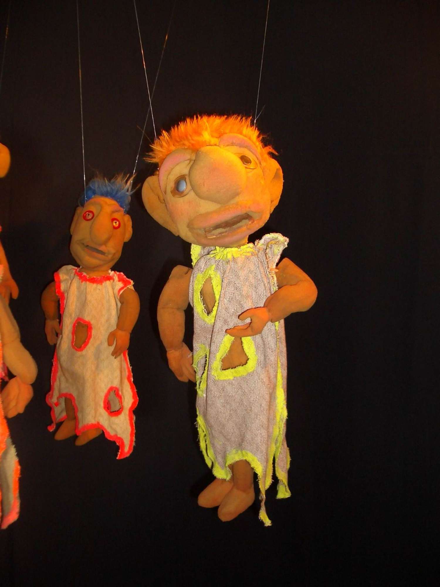 Burattini del nucleo Noci di Cocco dopo il restauro